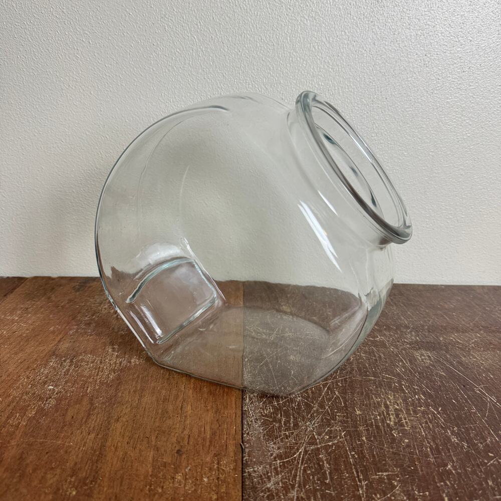 Vintage Pressed‎ Glass General Store Candy Jar Counter Display Container